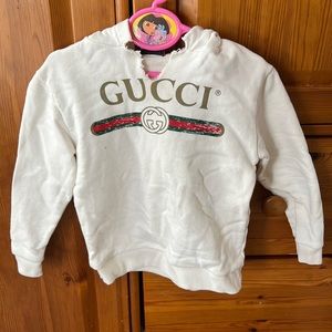 Gucci White Hoodie